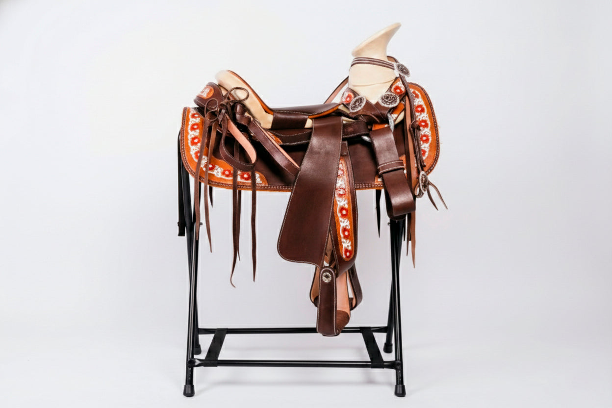 MONTURA ESQUELETO FLORES