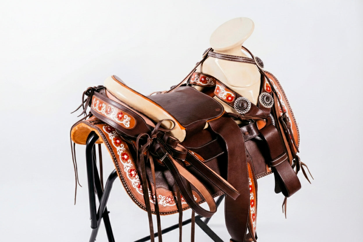 MONTURA ESQUELETO FLORES