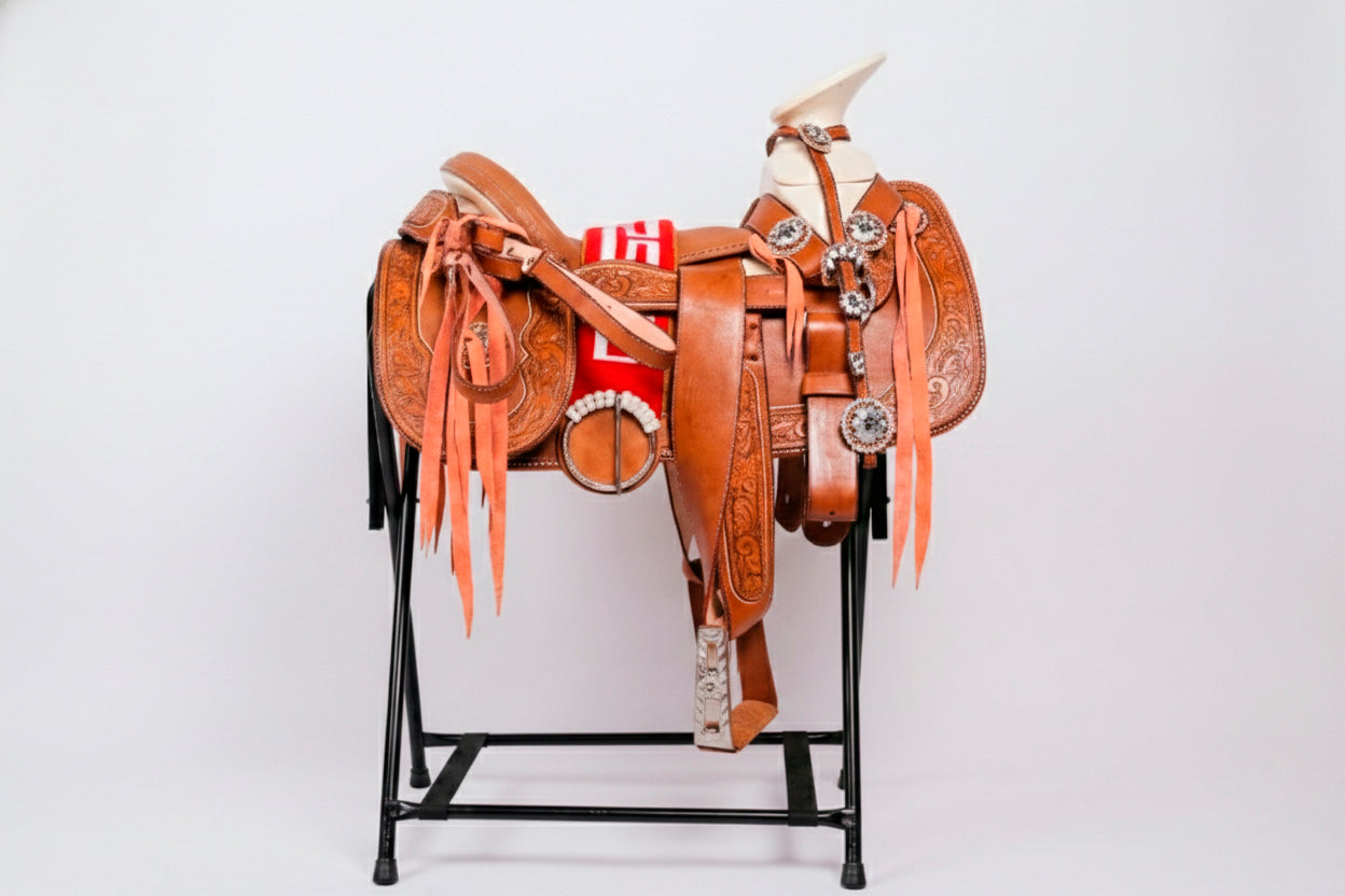MONTURA PATO HERRAJE FLOR